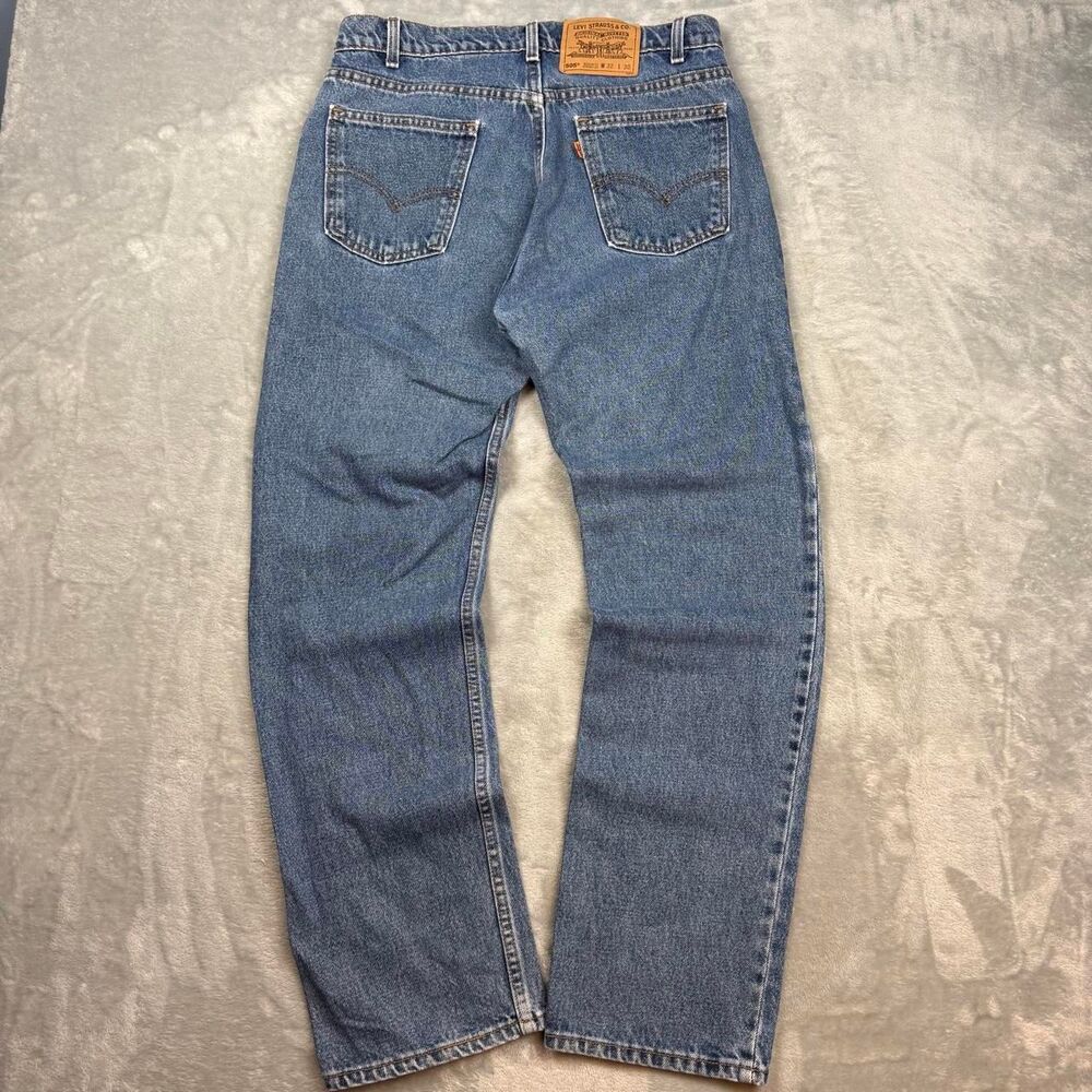Levi-s Men's Blue and Navy Jeans